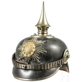 Helm M 1895 für Mannschaften im Königlich Sächsischen 1. Leib-Grenadier-Regiment Nr. 100