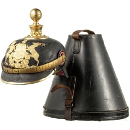 Helm für Einjährig-Freiwillige der Feldartillerie, um 1900