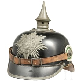 Helm M 1915 für Mannschaften der sächsischen Linieninfanterie