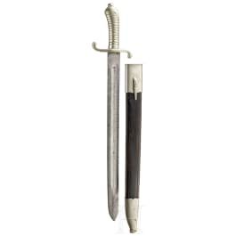 Faschinenmesser mit Sägerückenklinge, um 1850