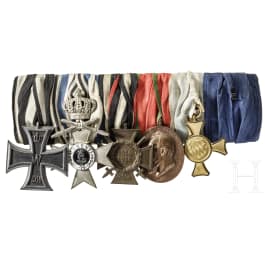 Medal bar of a Bavarian World War Participant