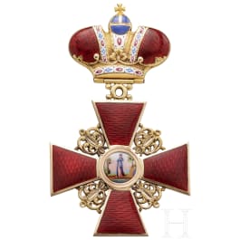 St.-Anna-Orden - Kreuz 2. Klasse mit Krone, Russland, datiert 1867