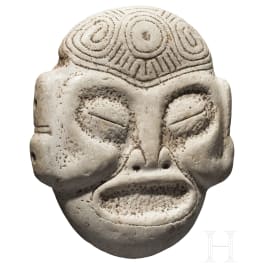 Mascaron made by stone, Taino culture, Caribbean, 11th - 15th century