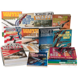 11x Waffen Digest, 5x Gun Collector's Digest, 2x Schuss und Waffe, 1x Guns of the World