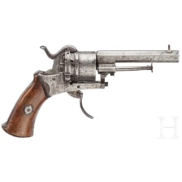 Stiftfeuerrevolver, L&uuml;ttich, um 1860