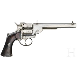 Lefaucheuxrevolver, Loron Br&eacute;v&eacute;t&eacute;, Belgien, um 1870