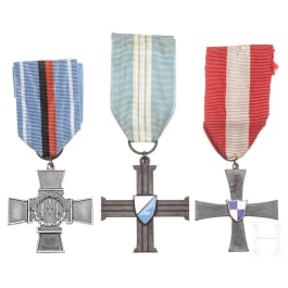 Three awards, 20th century
