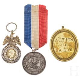 Three medals, 19th century
