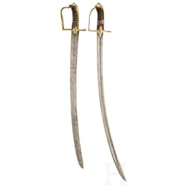 Two South German or Austrian sabres, 2nd half of the 18th century