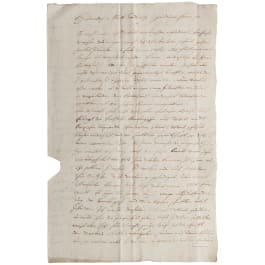 Verhandlungen zum Westfälischen Frieden - Schreiben von Adam Adami, datiert 24.9.1647