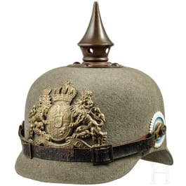 Ersatzhelm für Unteroffiziere der bayrischen Infanterie, um 1915