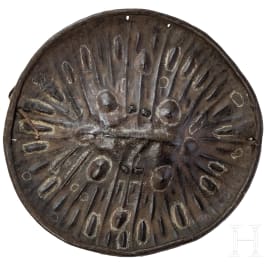 Lederschild, Äthiopien, Oromo, um 1900