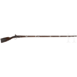 A long Ottoman silver-mounted shotgun, circa 1800