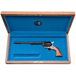 Colt SAA "- 150 th Anniversary - S.A.A. Model .45 Cal. -" Buntline, graviert, im Kasten