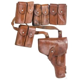 Holster with four double magazine pouches for Tokarev
