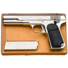 FN Mod. 1903, nickel plated, as new in box