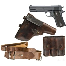 A Kongsberg "Colt", Mod. 1914, with holster, belt and magazine pouch