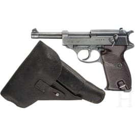 Mauser P 38, Code "byf - 44", mit Tasche