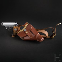 A Walther PPK, "Honor Weapon of the Political Leaders", in box, with party leader holster with shoulder strap