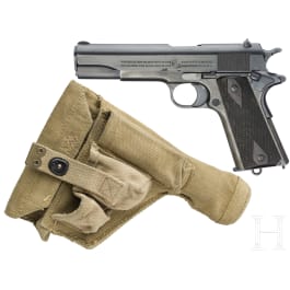 Colt Mod. 1911 Government Mod., British Contract, Royal Air Force, mit Tasche