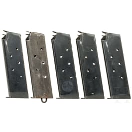 Five magazines for Colt Government