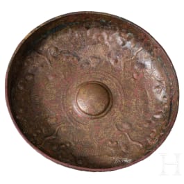 A Phoenician bronze libation bowl, 8th - 6th century B.C.