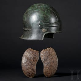 Späthellenistischer Helm, Sonderform des attischen Typs, 1. Jhdt. v. Chr.