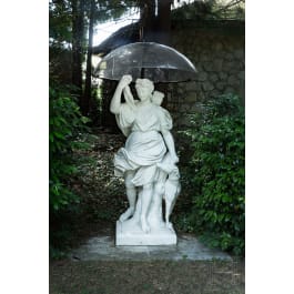 Lebensgroße Skulptur der Jagdgöttin Diana, Italien, 2. Hälfte 19. Jhdt.