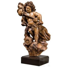 Außergewöhnliche Skulptur des Bacchus, Flandern/Mechelen, wohl 18. Jhdt.