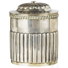 Schwere Deckeldose, Russland, St. Petersburg, Anton Christian Iwersen, 1829