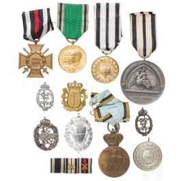 Auszeichnungen eines Beamten oder Bediensteten des Fürstenhauses Hohenzollern