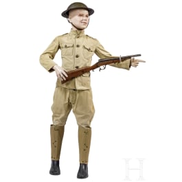 Kinderuniform eines US-Soldaten im 1. Weltkrieg