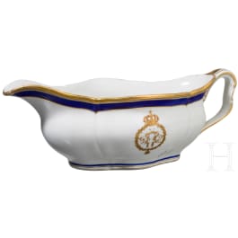 König Wilhelm I. - KPM-Sauciere aus einem Tafelservice des Königs
