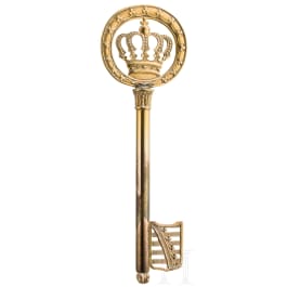 Saxe-Coburg - a ducal chamberlain's key, 1900