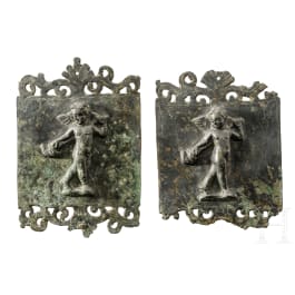 A pair of Roman appliqués, 2nd - 3rd century