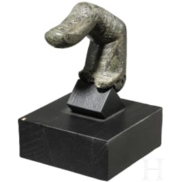 Lebensgroßer Bronze-Finger, 2./3. Jhdt.