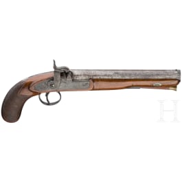 Perkussionspistole, Bradney in London, um 1810