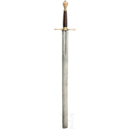 An executioner's sword, a high-quality historicism collector's replica in the style of the 17th century