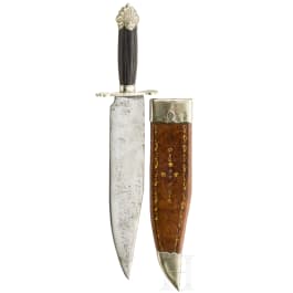A US bowie knife by T. Rogers, 19th century