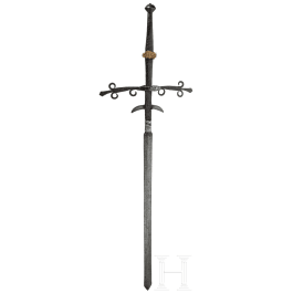 A German two-hand sword, circa 1580