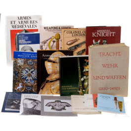 15 books and collection catalogues on arms and armour