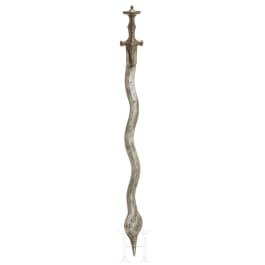 An Indian tulwar with waved blade, 19th century
