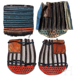 A small collection of Japanese armour parts, Edo period