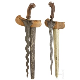Two Balinese kerises, 20th century