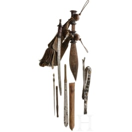 Four Northwest African edged weapons, 19th century