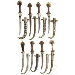 A small collection of eight Moroccan koummyas, 19th/20th century