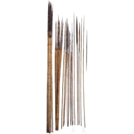 A collection of Papua New Guinean arrows