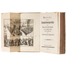 A German book publishing old letters on inquisition, dated 1793