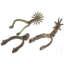 Three wheel spurs, 17th to 19th century