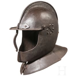 A German cuirassier's helmet in 1620s style
